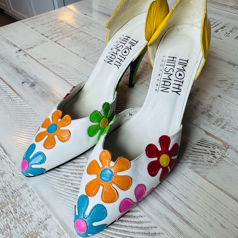 Timothy Hitsman Vintage Floral Heels